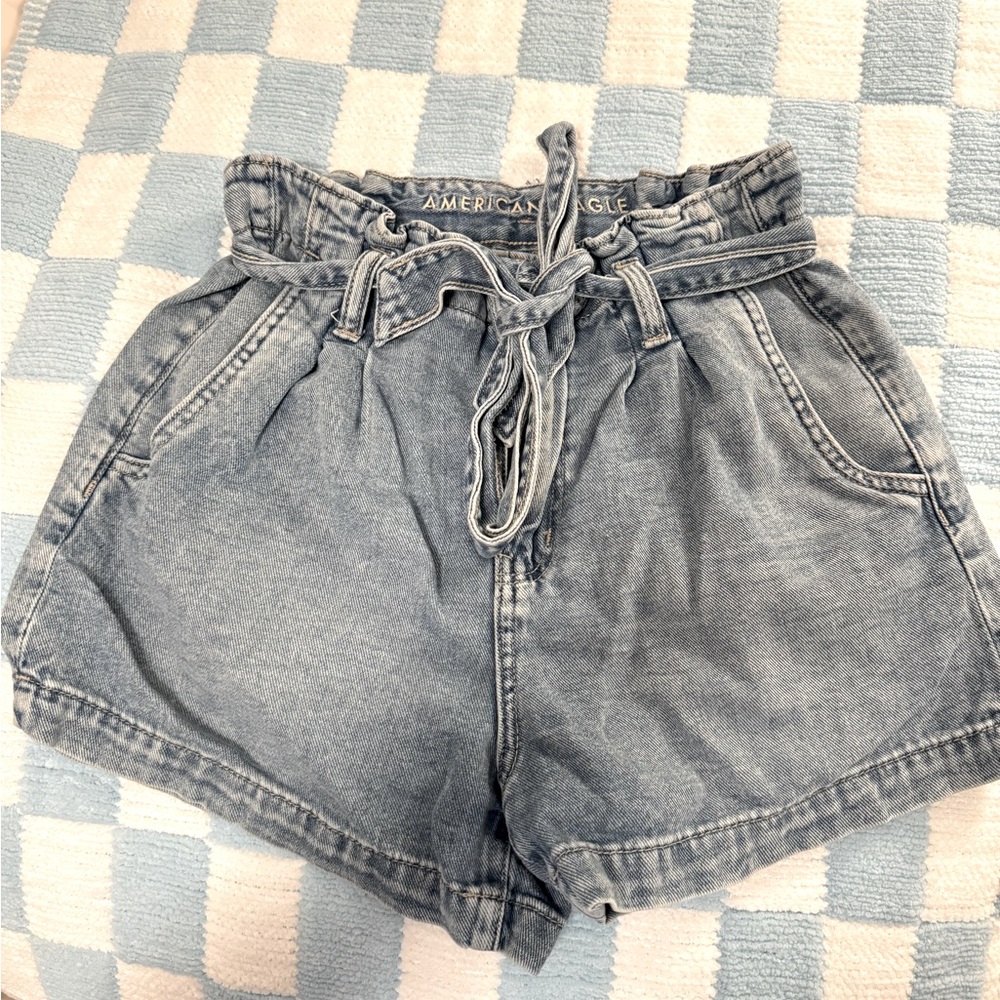 American Eagle Paper bag shorts